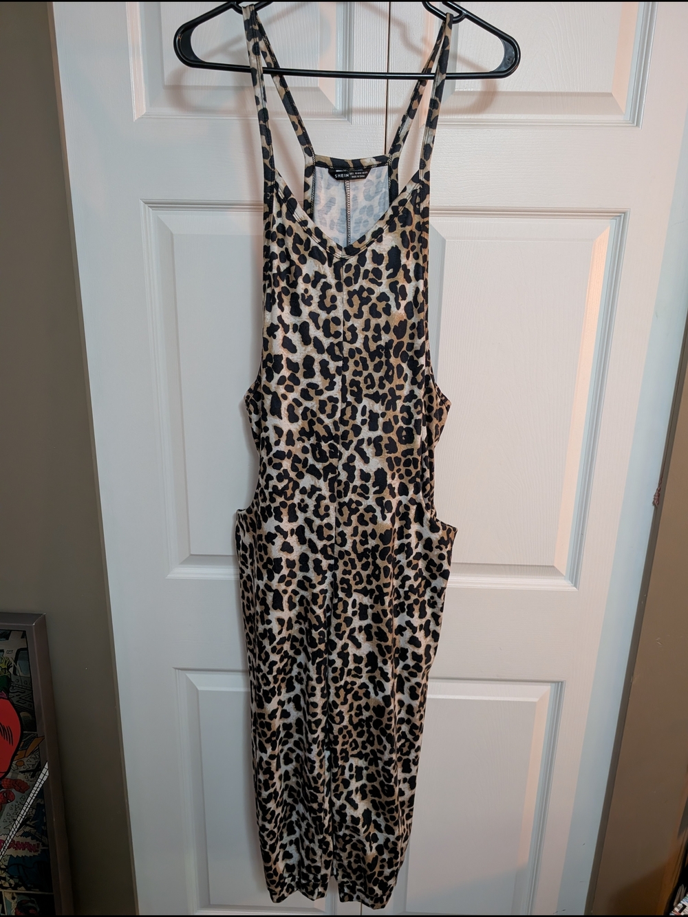 SHEIN Leopard-Print Jumpsuit